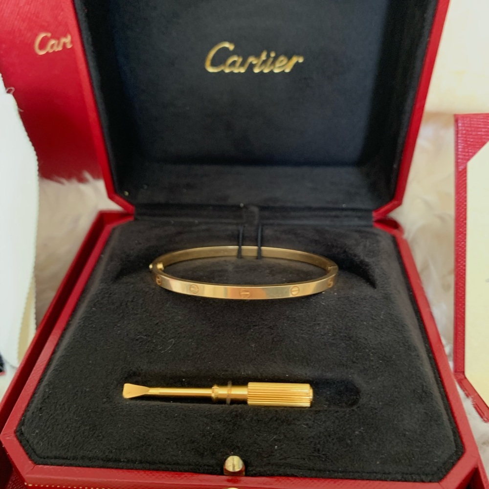 Cartier LOVE bracelet authentic size 17 sm - Picture 1 of 1